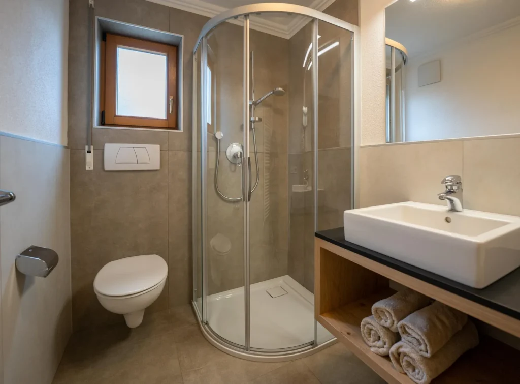Bagno dell'Appartamento Nº3 con doccia