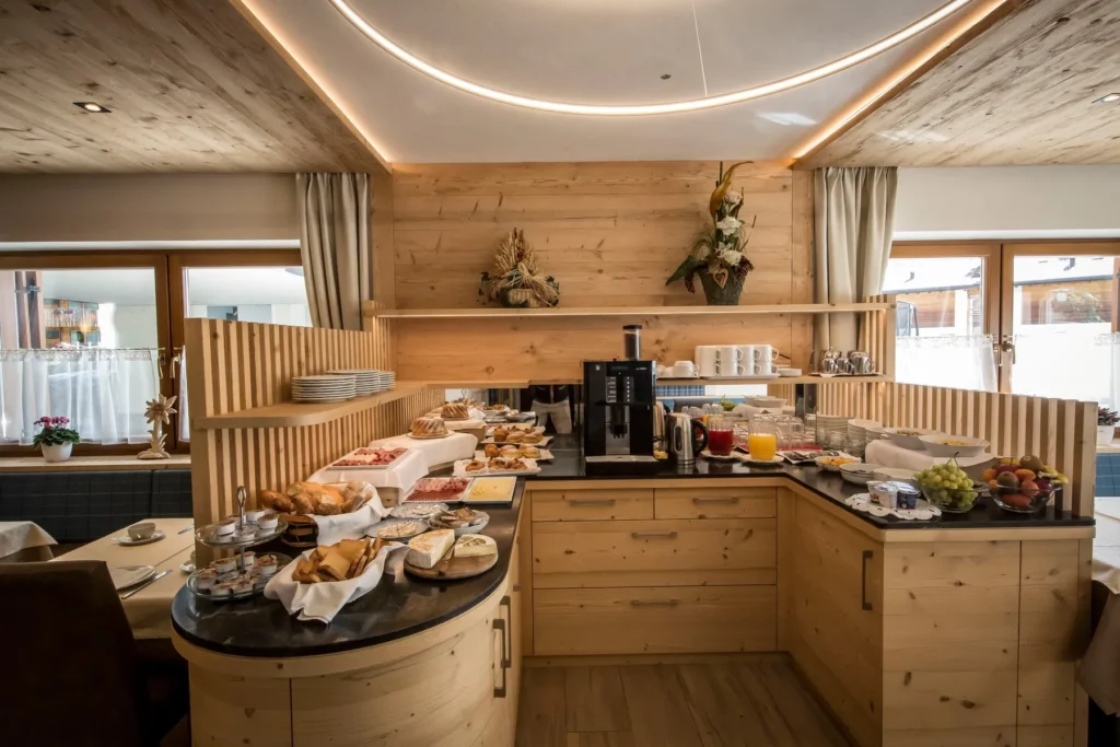 Il buffet della colazione